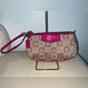 Medium size coach wristlet